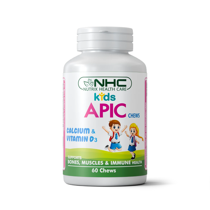 Apic Chewable Calcium & Vitamin D3 tasty, Nutrix Health Care