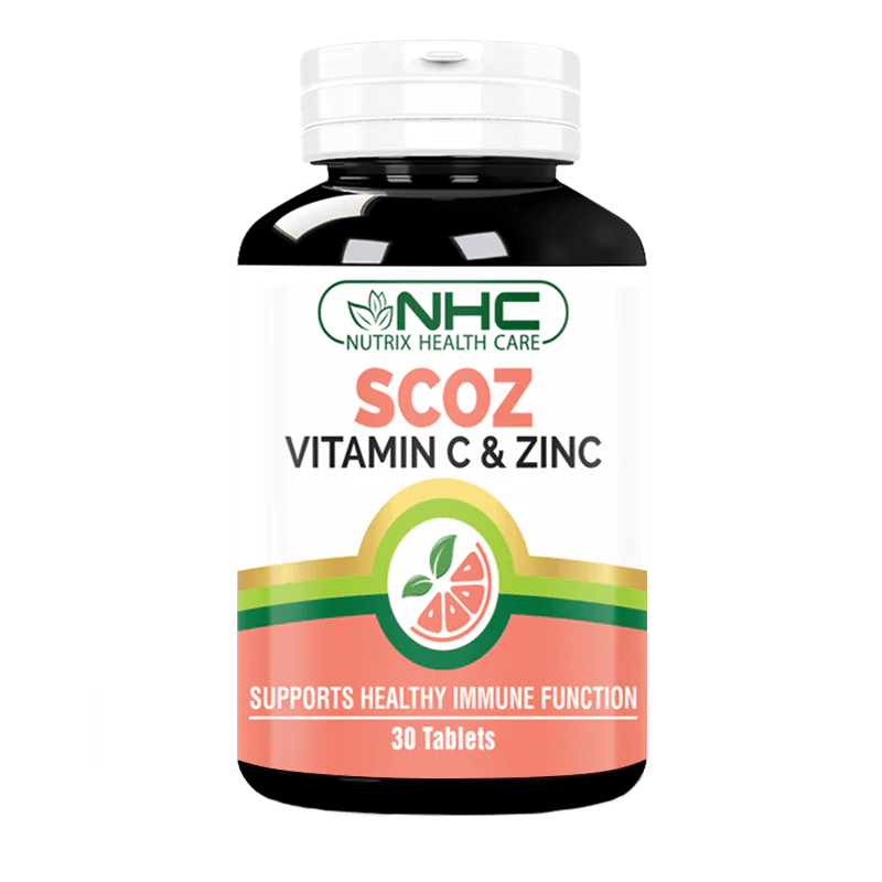 Scoz Vitamin C & Zinc supplement for immune support