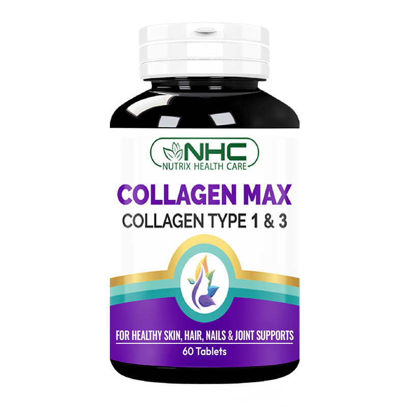 Collagen Max Tablet, Collagen Max skin hair nails joint support