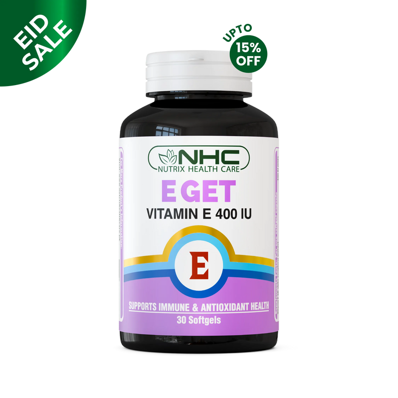 E Get 400 IU Vitamin E supplement in Pakistan