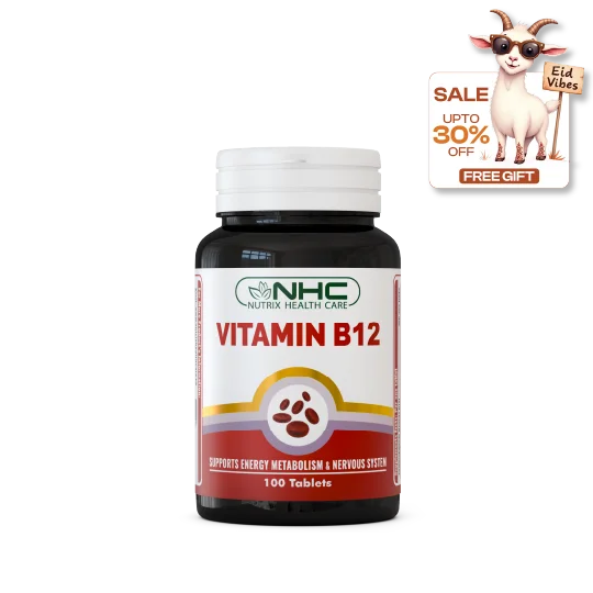 Vitamin B12 (500 mcg Supplement)
