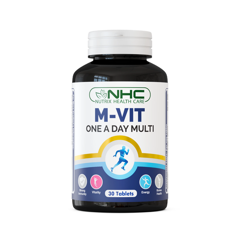 NHC Nutrix Health Care M-Vit One A Day Multivitamin Tablets – Supports Strong Immunity, Vitality, Energy & Bone Health, 30 Tablets