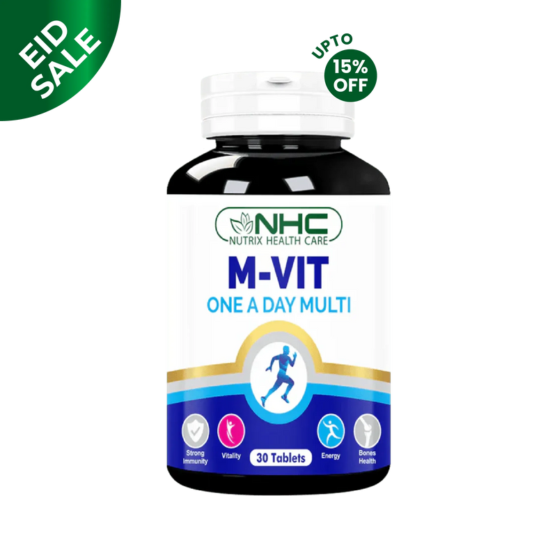 Nutrix Health Care M-Vit tablet, men’s multivitamin with 19 essential vitamins and minerals