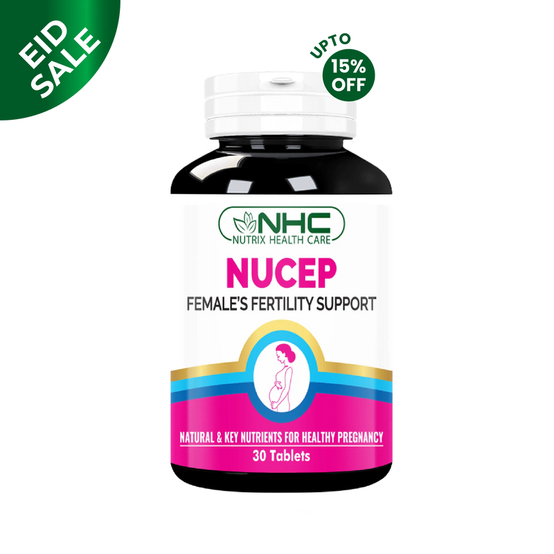 NuCEP fertility support tablets, 21 key vitamins & minerals for women