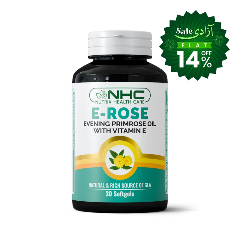 E-Rose (Evening Primrose Oil 500mg Supplement)