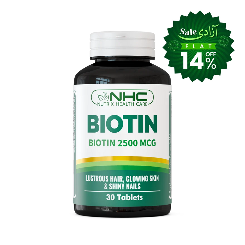 Biotin (Pakistan's No.1 2500 mcg Biotin Tablets)