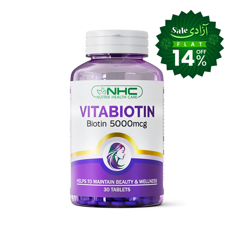 VitaBiotin (Pakistan's 1st 5000mcg Biotin with 17 Beauty Nutrients)
