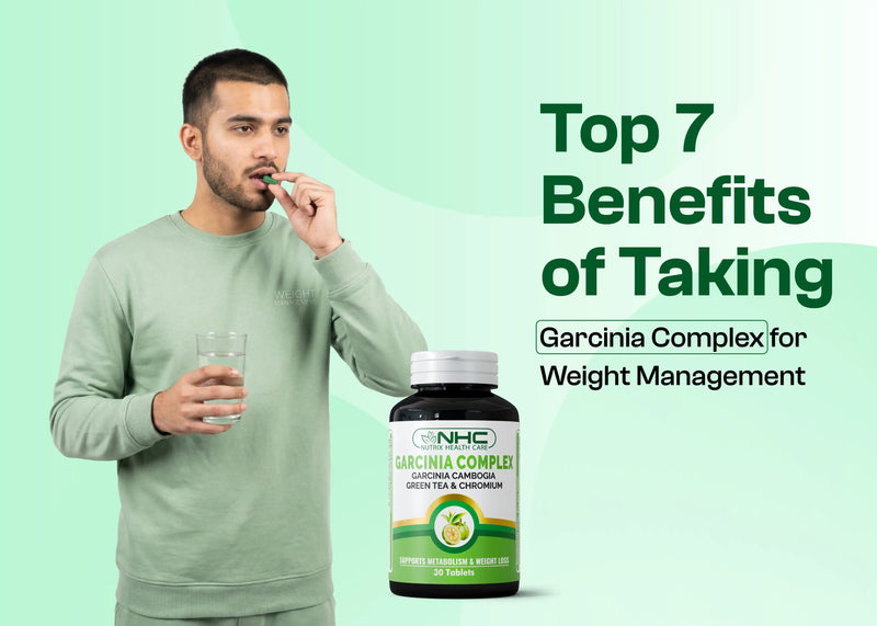 Garcinia Complex supplement for weight management by Nutrix Health Care
