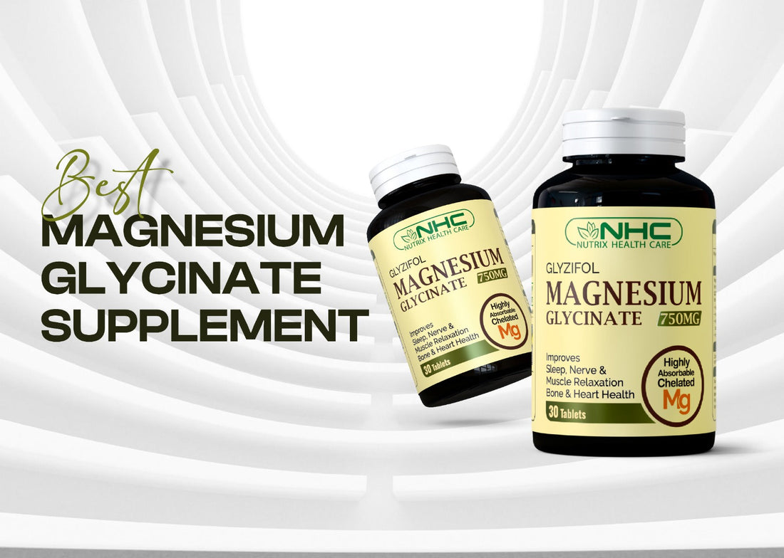 Magnesium glycinate supplement bottle in Pakistan, glycinate supplement, glycinate supplement Tablets