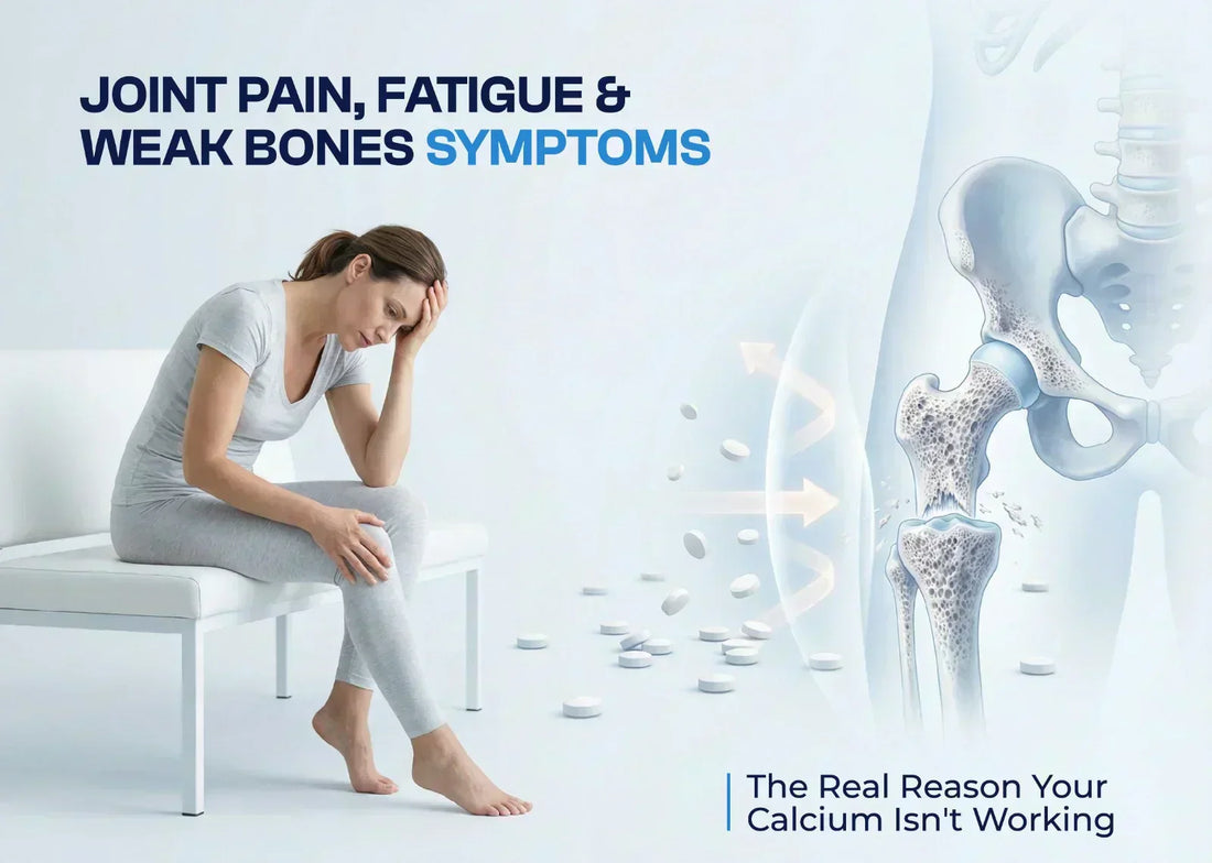 Joint Pain, Fatigue & Weak Bones Symptoms - The Real Reason Your Calcium Isn't Working