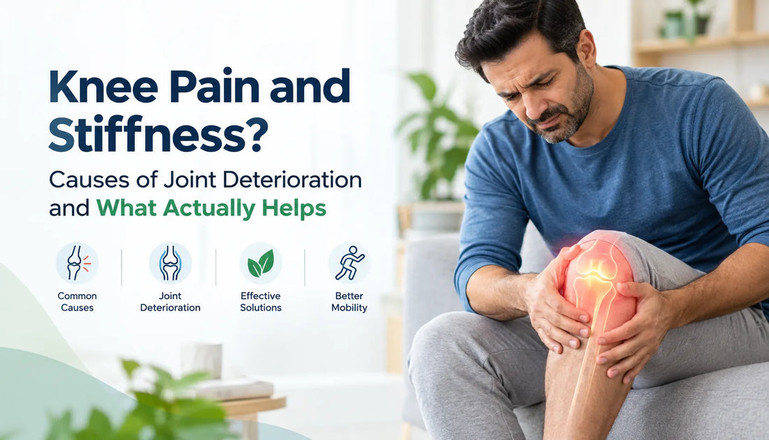 Knee Pain and Stiffness? Causes of Joint Deterioration and What Actually Helps