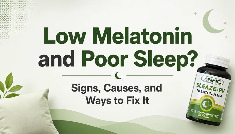 Low Melatonin and Poor Sleep? Signs, Causes, and Ways to Fix It