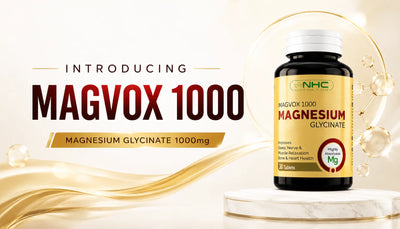 Introducing Magvox 1000: Nutrix Health Care's New Magnesium Glycinate (1000mg)