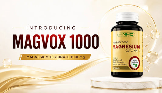 Introducing Magvox 1000: Nutrix Health Care's New Magnesium Glycinate (1000mg)