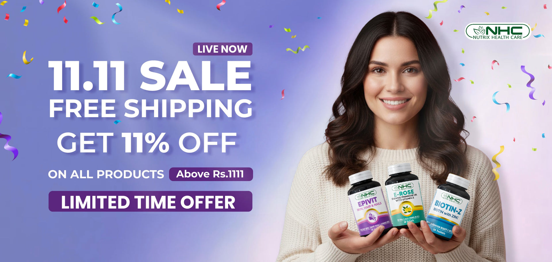 11.11 Sale | Get 11% Off on Orders Above Rs.1111