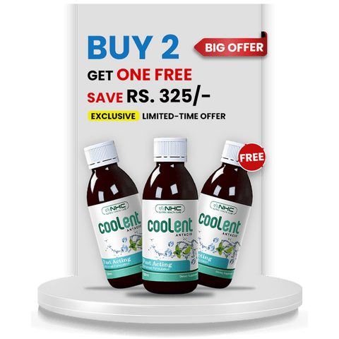 Acidity Relief Bundle (2 Coolent + 1 Free Coolent) - Nutrix Health Care