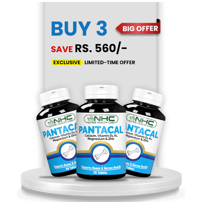 Bone Support Bundle (3 Pantacal) - Nutrix Health Care