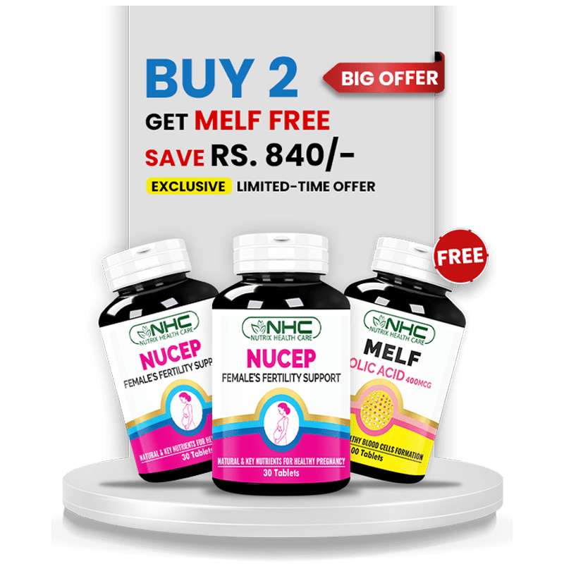 Conception Bundle (2 Nucep + Free Melf) - Nutrix Health Care