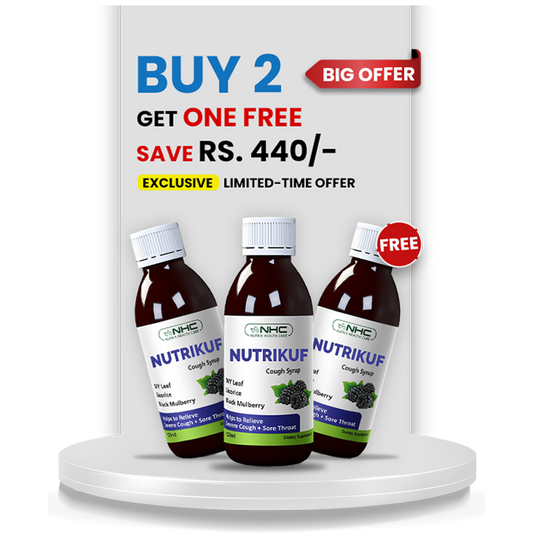 Cough Relief Bundle (2 Nutrikuf + 1 Free Nutrikuf)