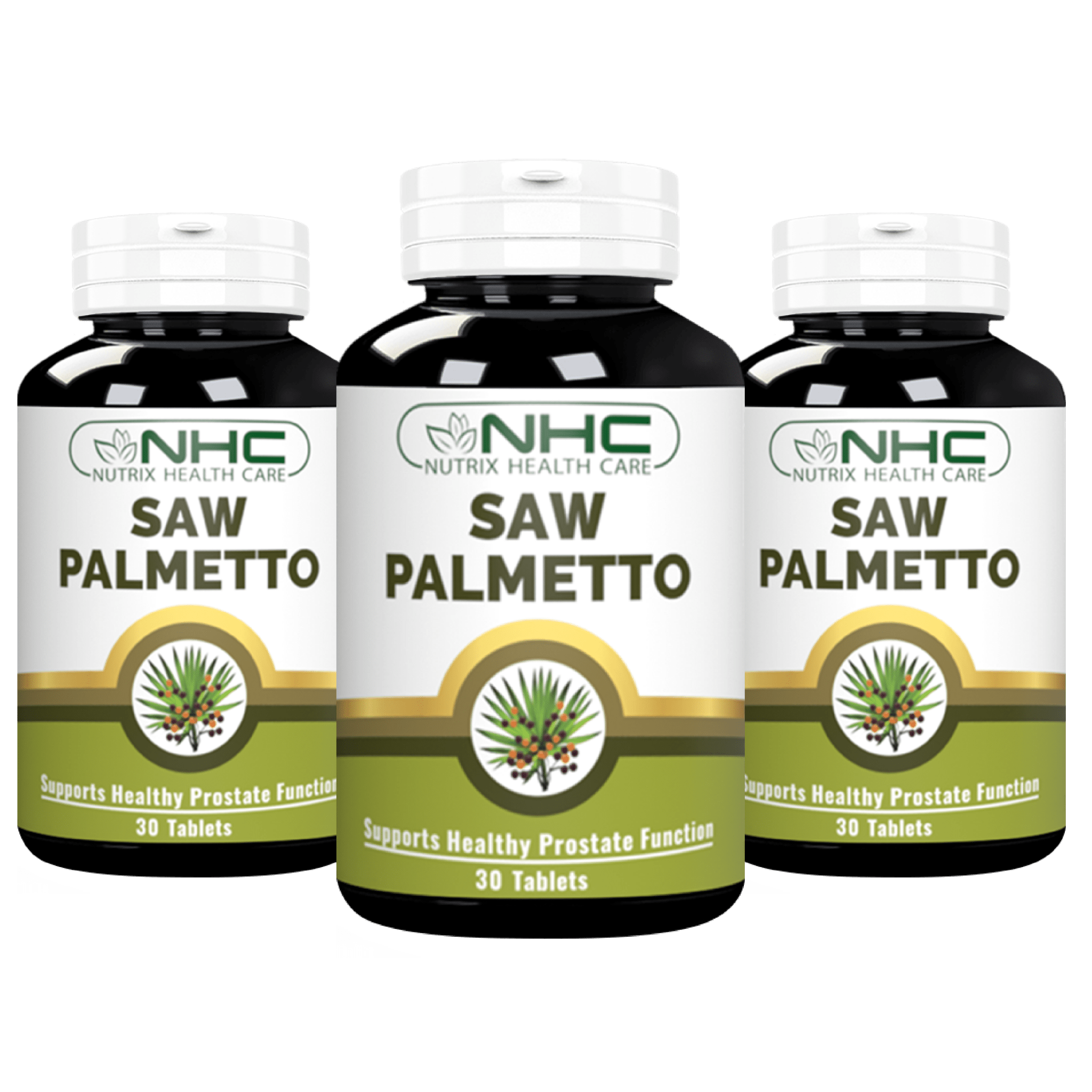Prostate Relief Bundle (3 Saw Palmetto) - Nutrix Health Care