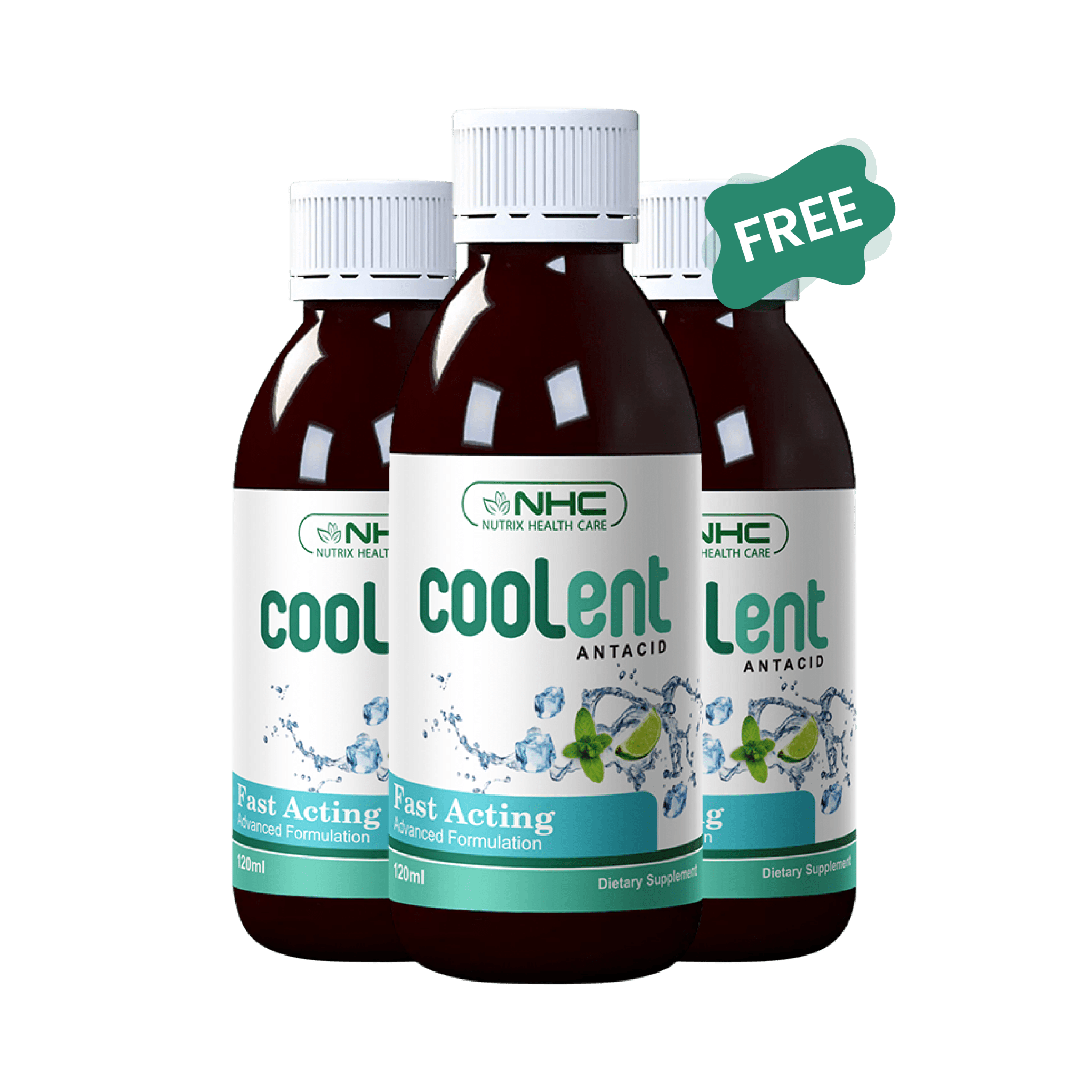 Acidity Relief Bundle (2 Coolent + 1 Free Coolent) - Nutrix Health Care