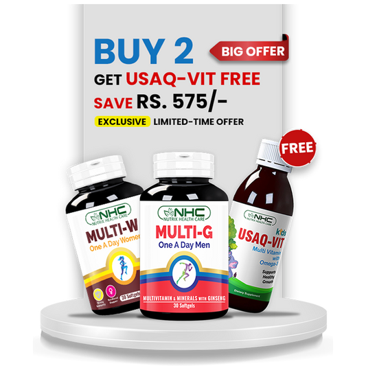 Family Health Bundle (Multi-G + Multi-W + Free Usaq-Vit Syrup)