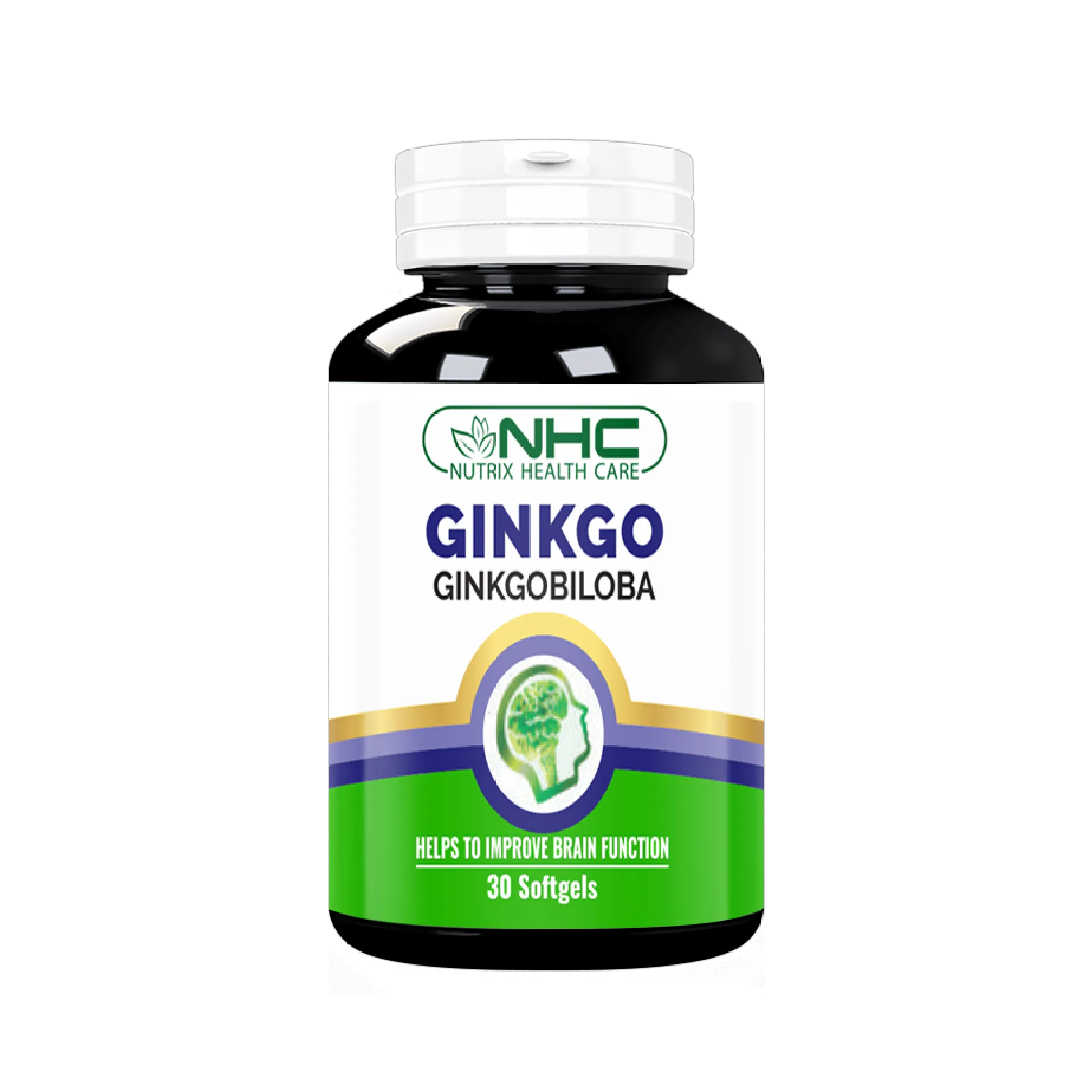 Ginkgo Capsule Ginkgo Biloba extract supplement for brain, Nutrix Health Care