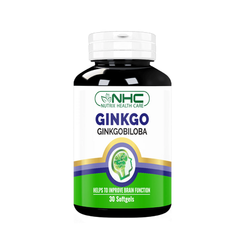 Ginkgo Capsule Ginkgo Biloba extract supplement for brain, Nutrix Health Care