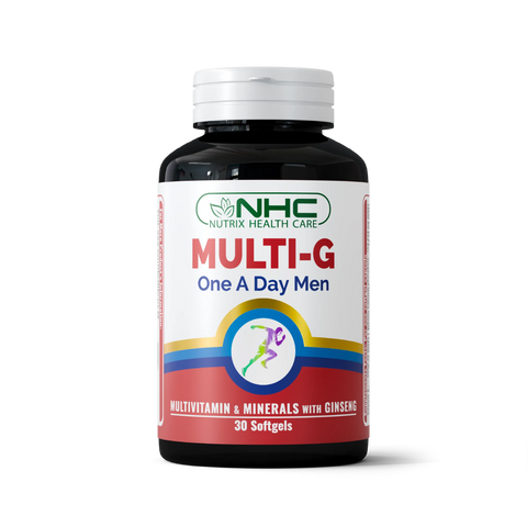 Nutrix Health Care Multi-G softgel, Care multivitamin for bone, muscle, immunity & energy support
