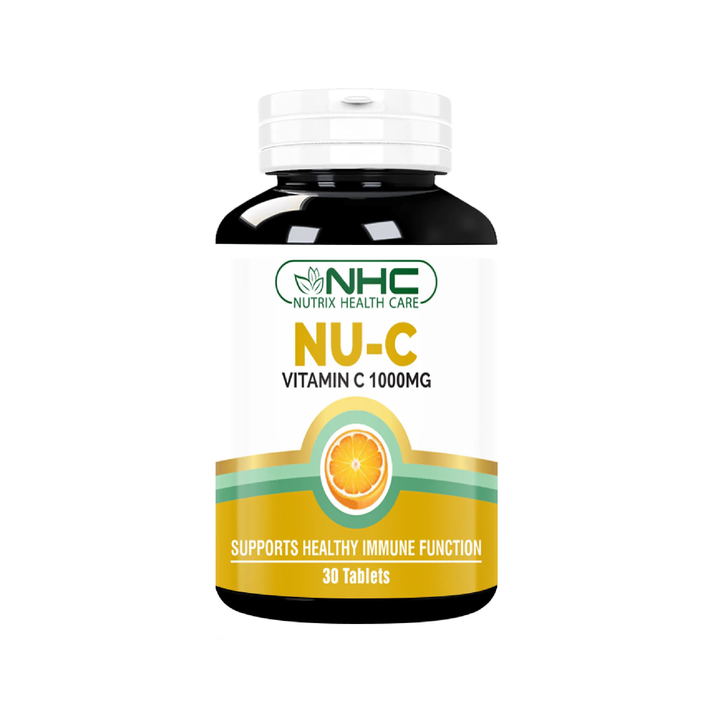 high‑strength Vitamin C 1000 mg immune support tablets, NU‑C