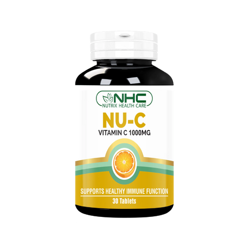 high‑strength Vitamin C 1000 mg immune support tablets, NU‑C