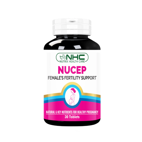 NuCEP fertility support tablets, 21 key vitamins & minerals for women