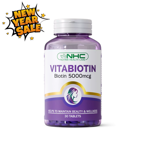 VitaBiotin (Pakistan's 1st 5000mcg Biotin with 17 Beauty Nutrients)