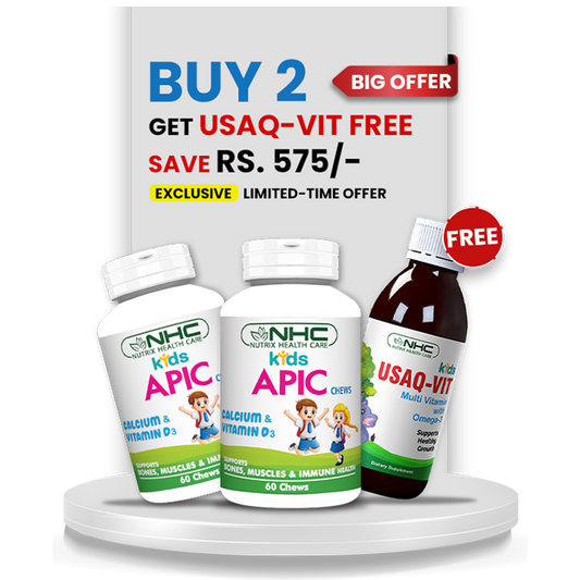 Kids Health Bundle 1 (2 Apic Chews + 1 Free Usaq-Vit Syrup)