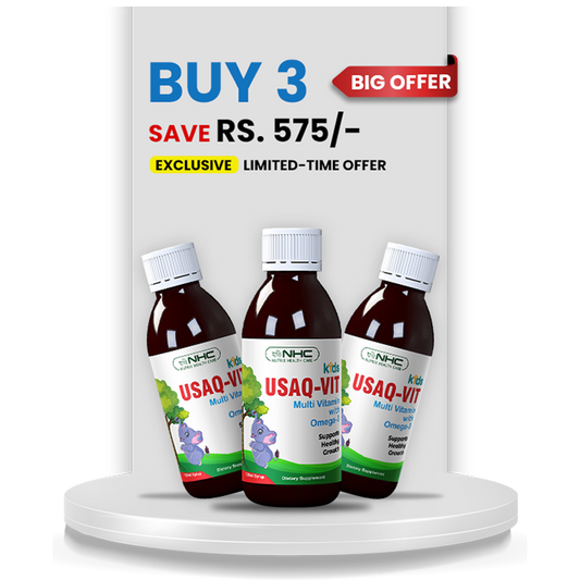 Kids's Health Bundle 2 (2 Usaq Vit Syrup + 1 Free Usaq Vit Syrup)