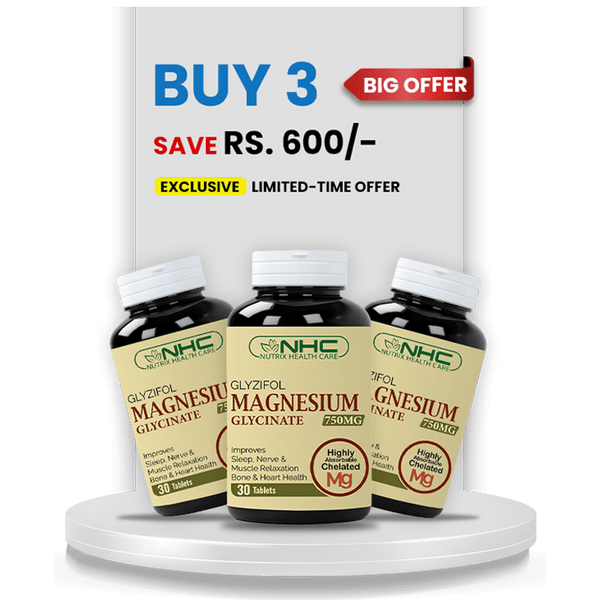 Mighty Magnesium Bundle (3 Glyzifol) - Nutrix Health Care