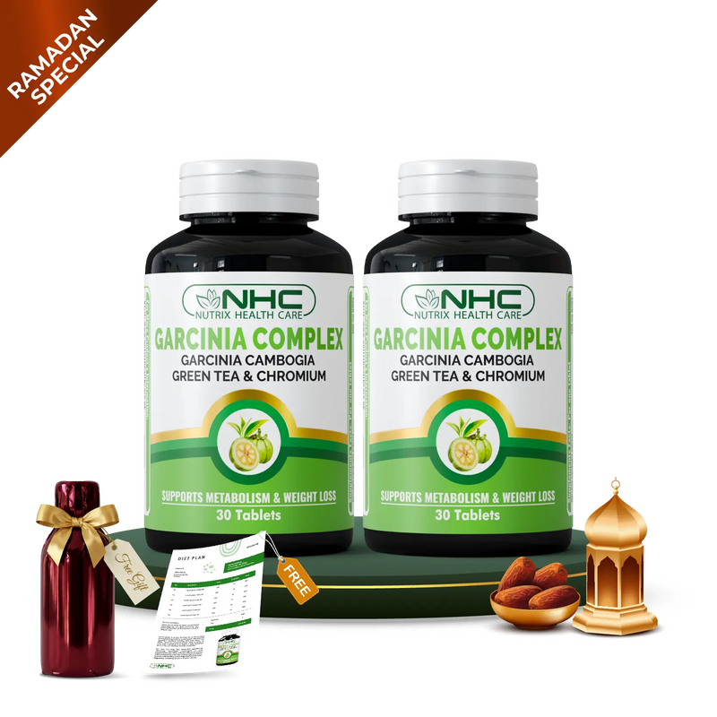 Nutrix Health Care - Ramadan Special Garcinia Complex weight loss bundle pack.