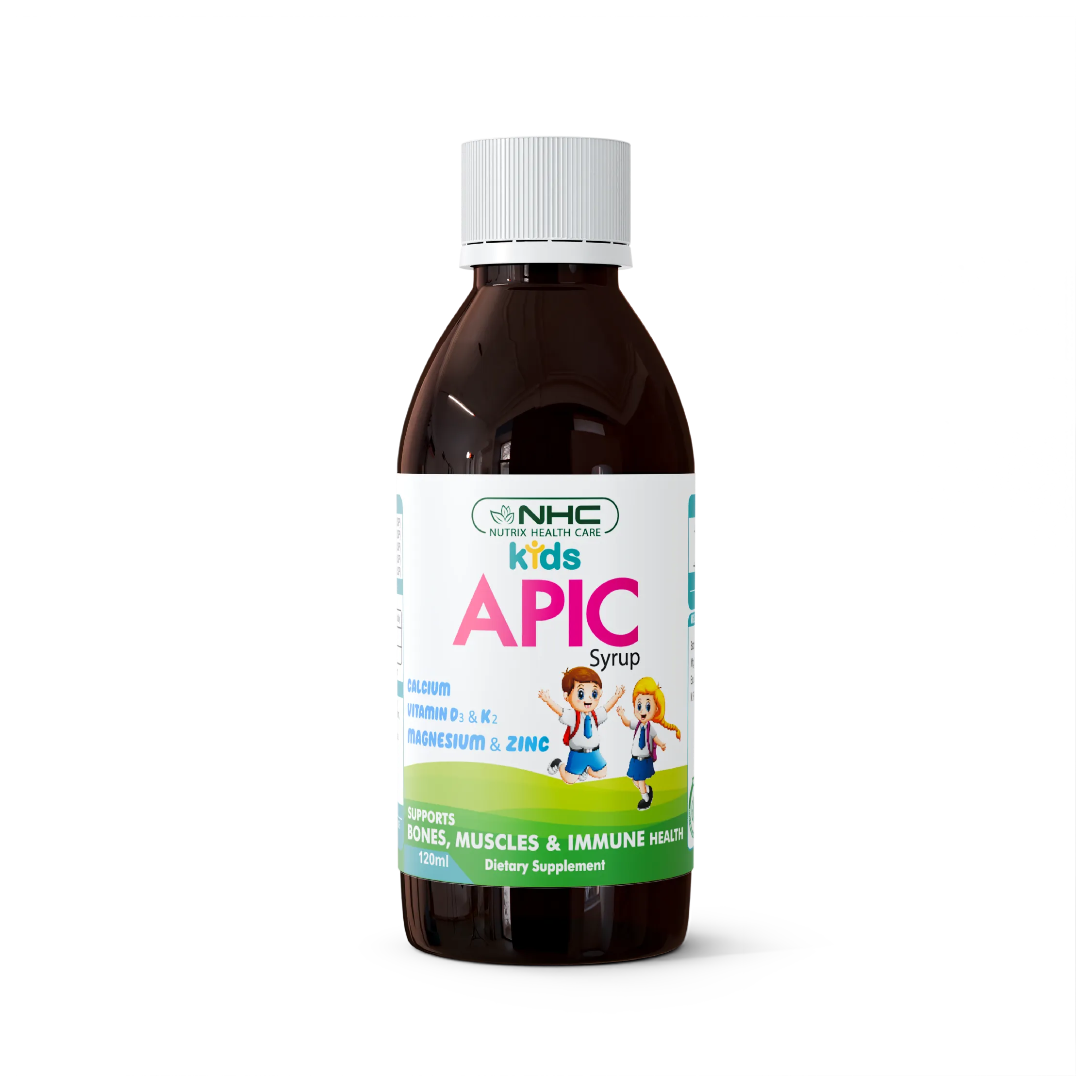 Apic Syrup multivitamin liquid with Calcium, Nutrix Health Care