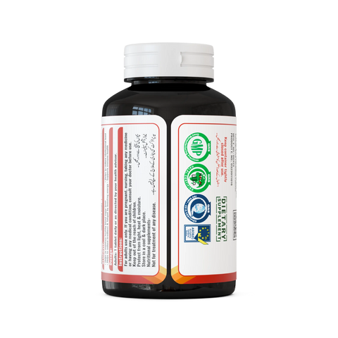 Glucovit Tablet vitamins and minerals supplement, immune support back side