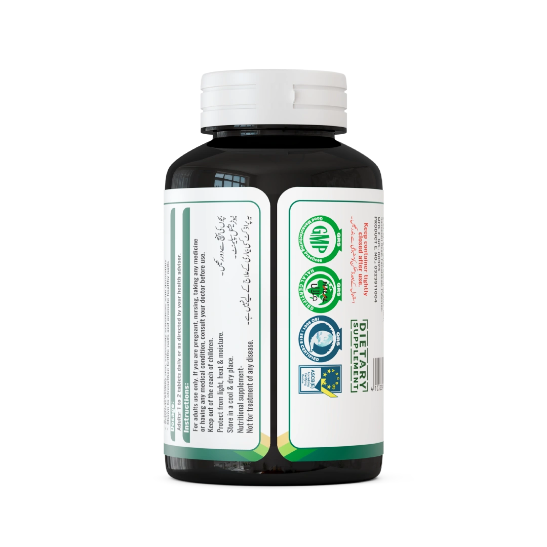 Biotin supplement back