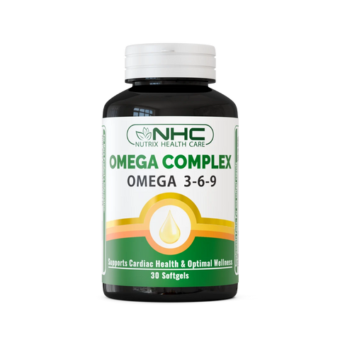 Nutrix Healthcare Omega Complex Capsule – Omega 3 6 9 Supplement