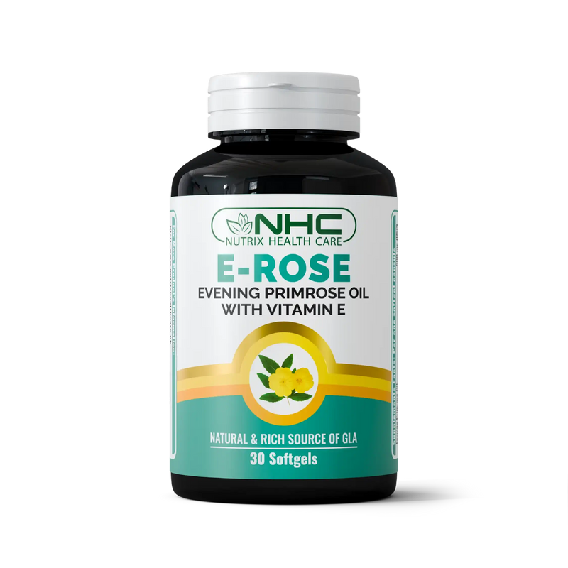 E-Rose (Evening Primrose Oil 500mg Supplement)
