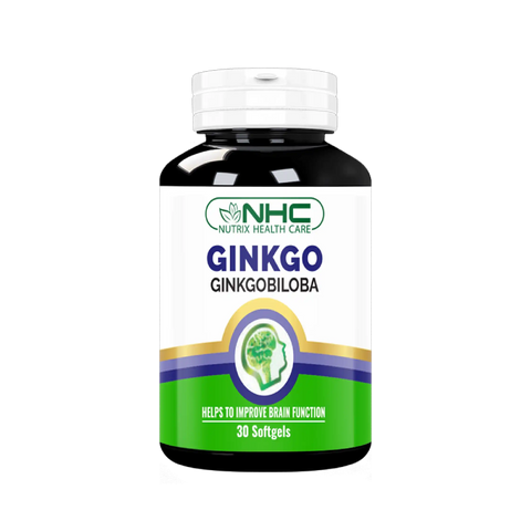 Ginkgo Capsule Ginkgo Biloba extract supplement for brain, Nutrix Health Care