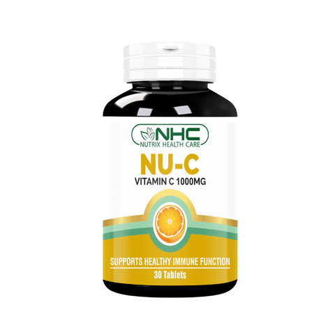 high‑strength Vitamin C 1000 mg immune support tablets, NU‑C