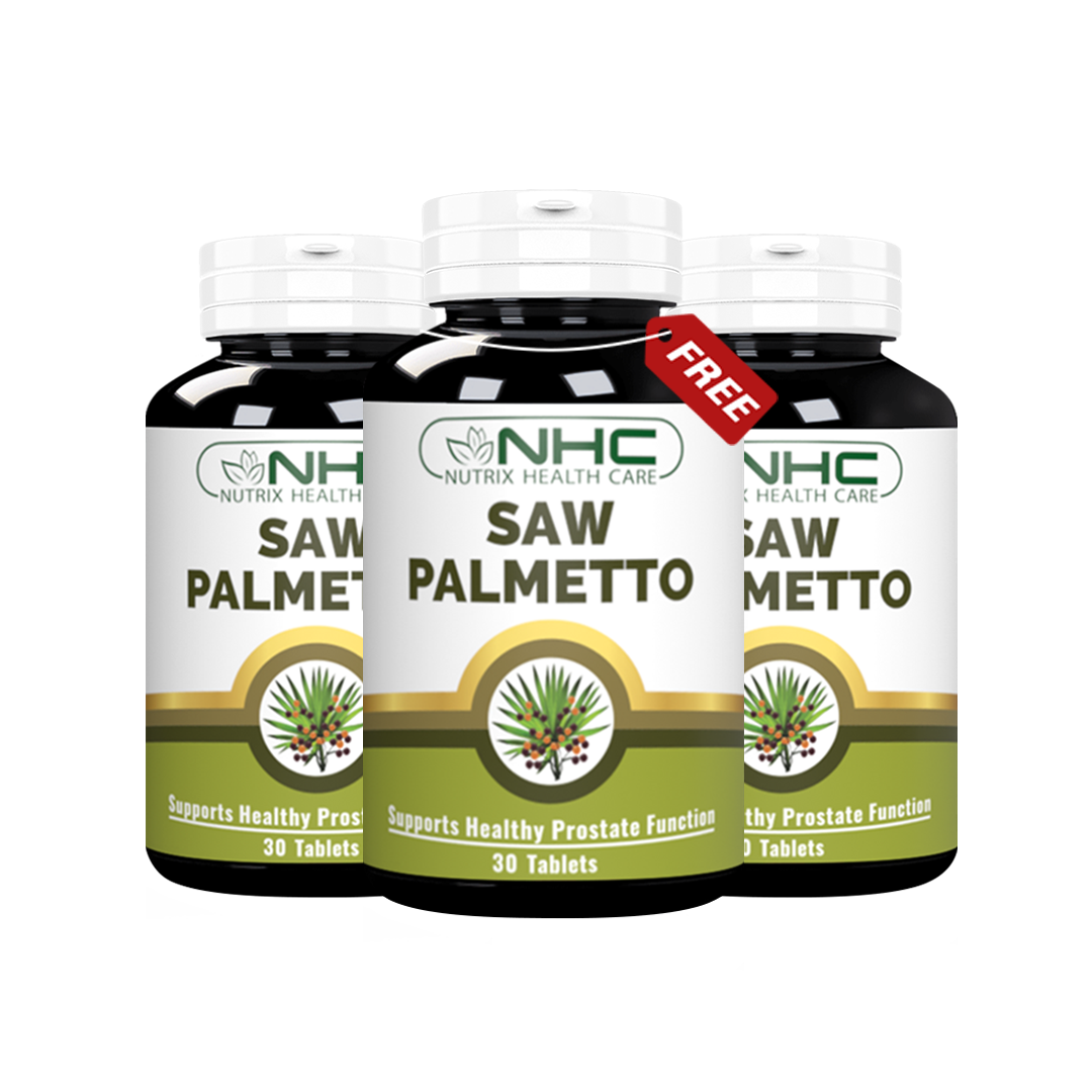 2 Saw Palmetto + 1 Saw Palmetto Free