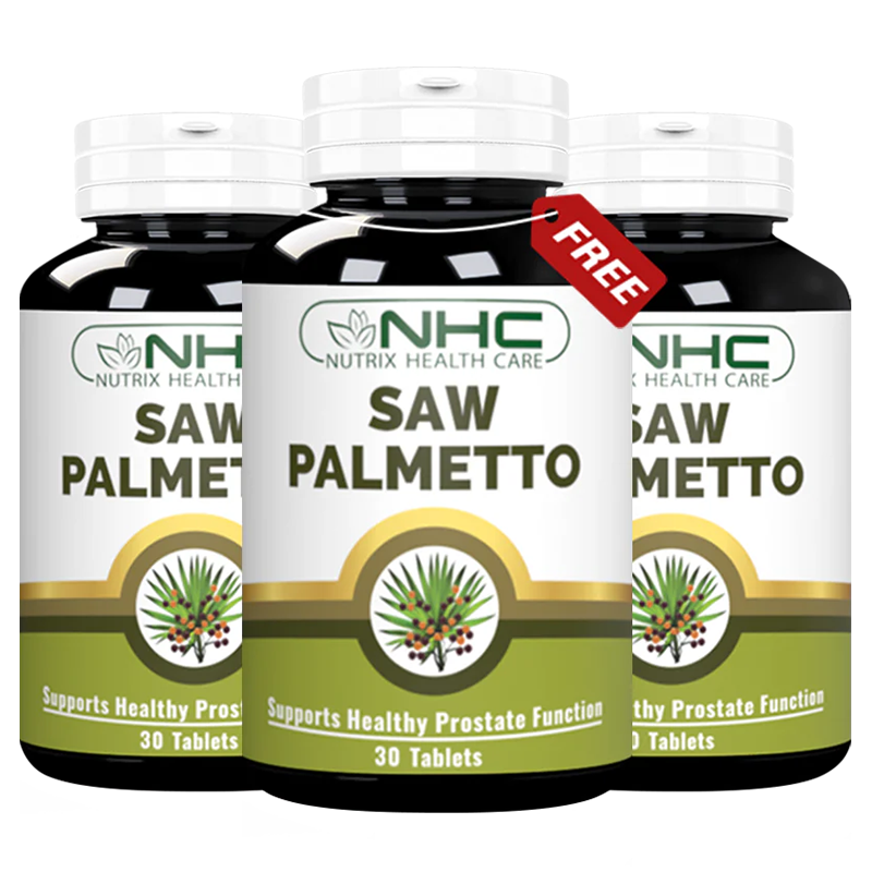 2 Saw Palmetto + 1 Saw Palmetto Free