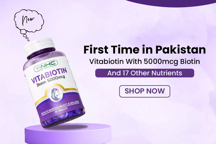 Nutrix Health Care Vitabiotin 5000mcg supplement launched in Pakistan with 17 nutrients for beauty and wellness