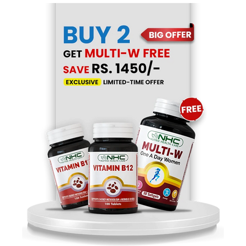 Women’s Health Bundle (2 Vitamin B12 + Free Multi - W) - Nutrix Health Care