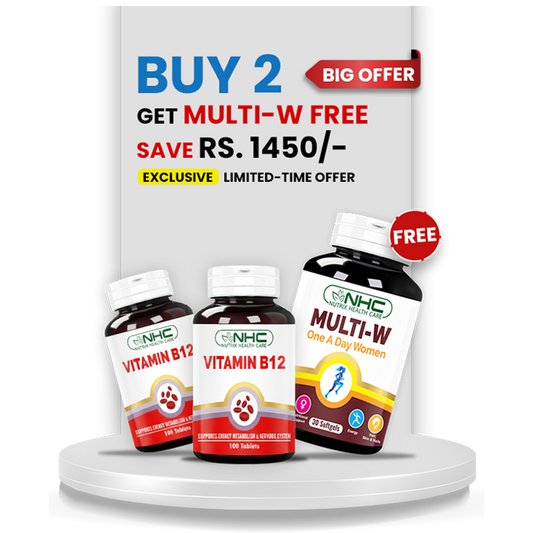 Women’s Health Bundle (2 Vitamin B12 + Free Multi-W)