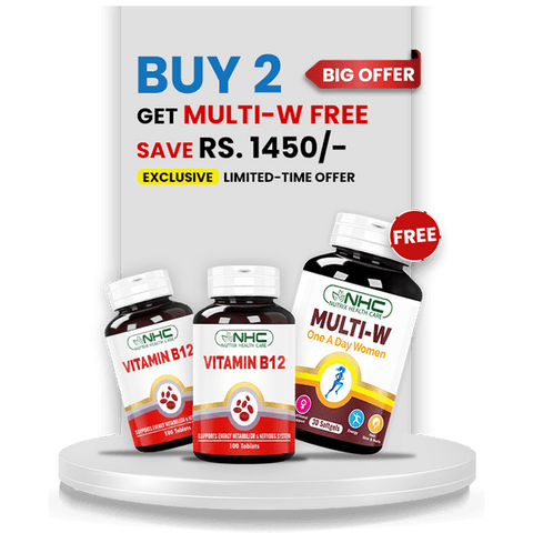 Women’s Health Bundle (2 Vitamin B12 + Free Multi - W) - Nutrix Health Care